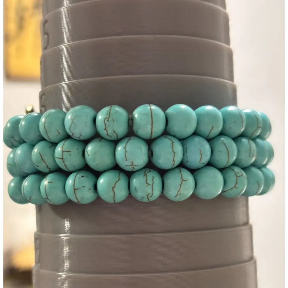 Rare Kirks Folly Turquoise Butterfly Statement 8